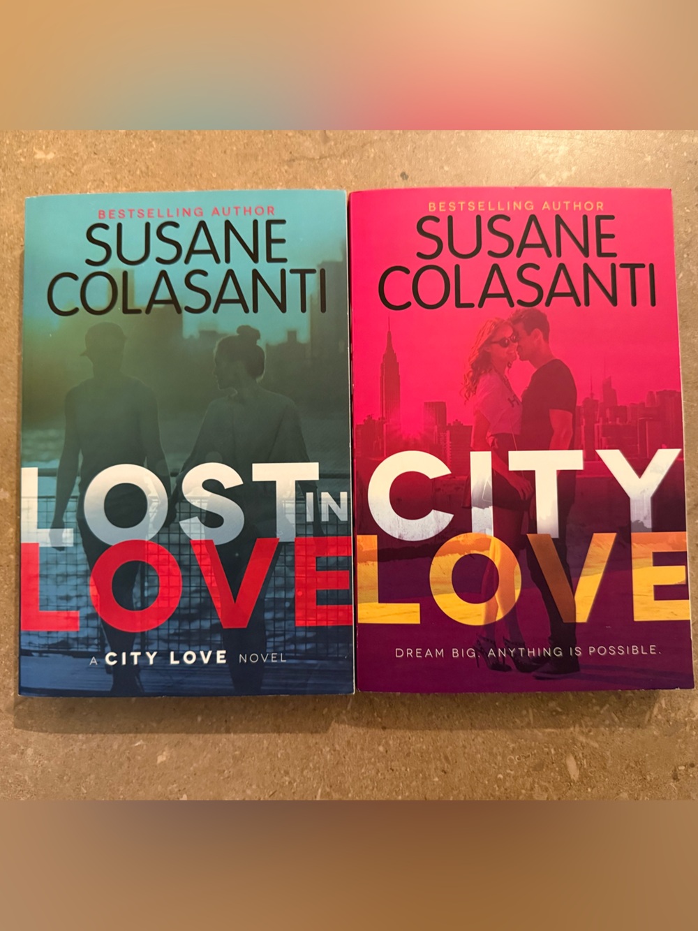 City Love & Lost in Love Paperbacks by Susane Colasanti